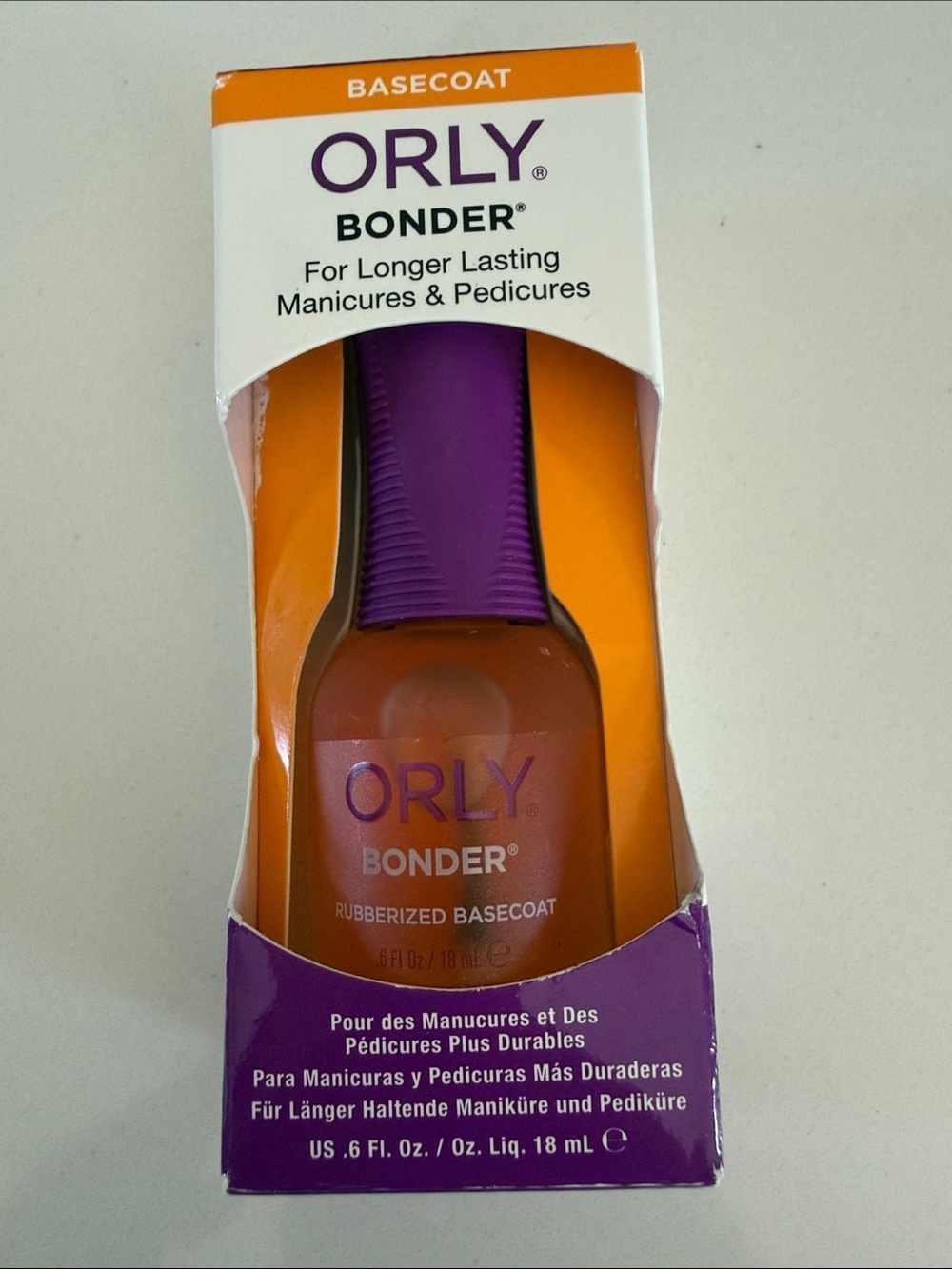 ORLY Bonder Rubberized Basecoat new in package